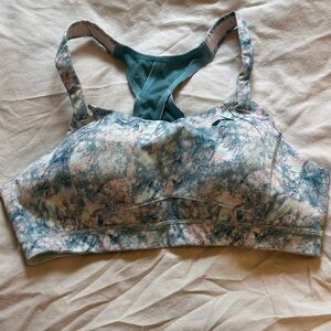 Brooks Uplift Cross Back Sports Bra Running Training Moulded Cup Multi - Large